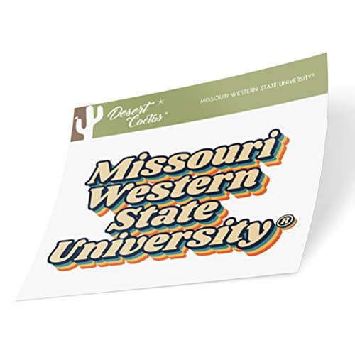 Missouri Western State University MWSU Griffons NCAA Sticker Vinyl Decal Laptop Water Bottle Car Scrapbook Family Full Sheet 
